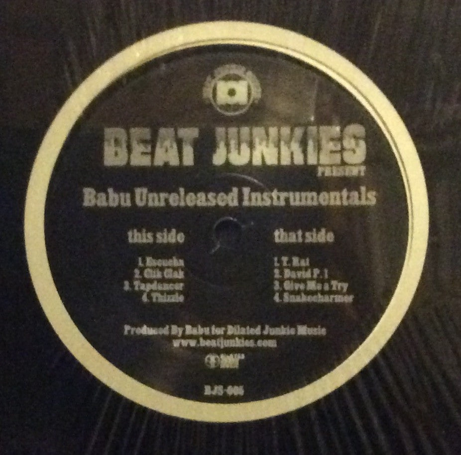 Babu Unreleased Instrumentals Vol. 12 | Beat Junkie Sound BJS 005 | Hip Hop Beats for Producers & DJs | Perfect for Studio Recording & Live Performances