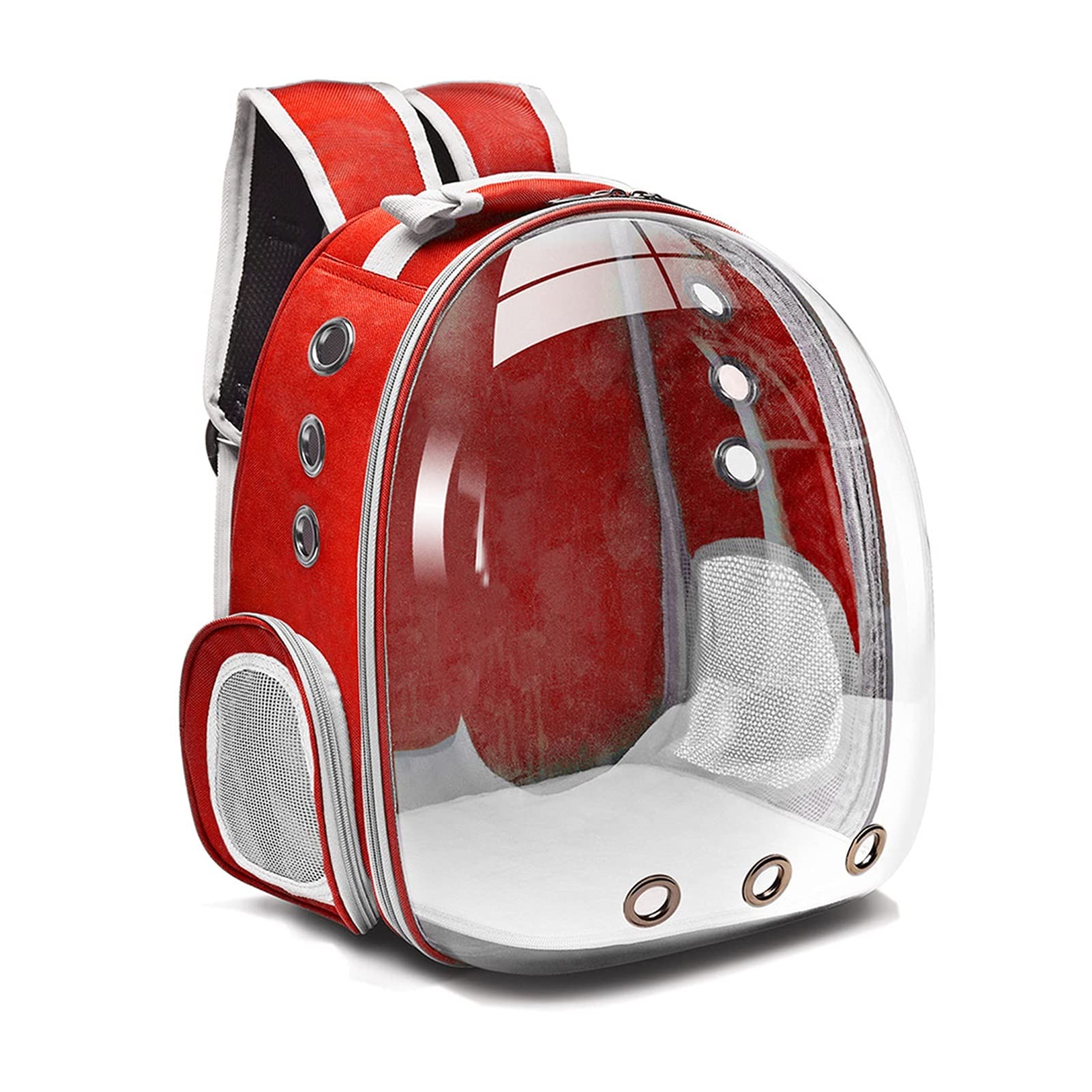 YXXJJ Breathable Pet Backpack Carrier for Small Dogs & Cats - Durable, Lightweight, Waterproof Travel Space Capsule Cage - Perfect for Hiking, Air Travel & Vet Visits