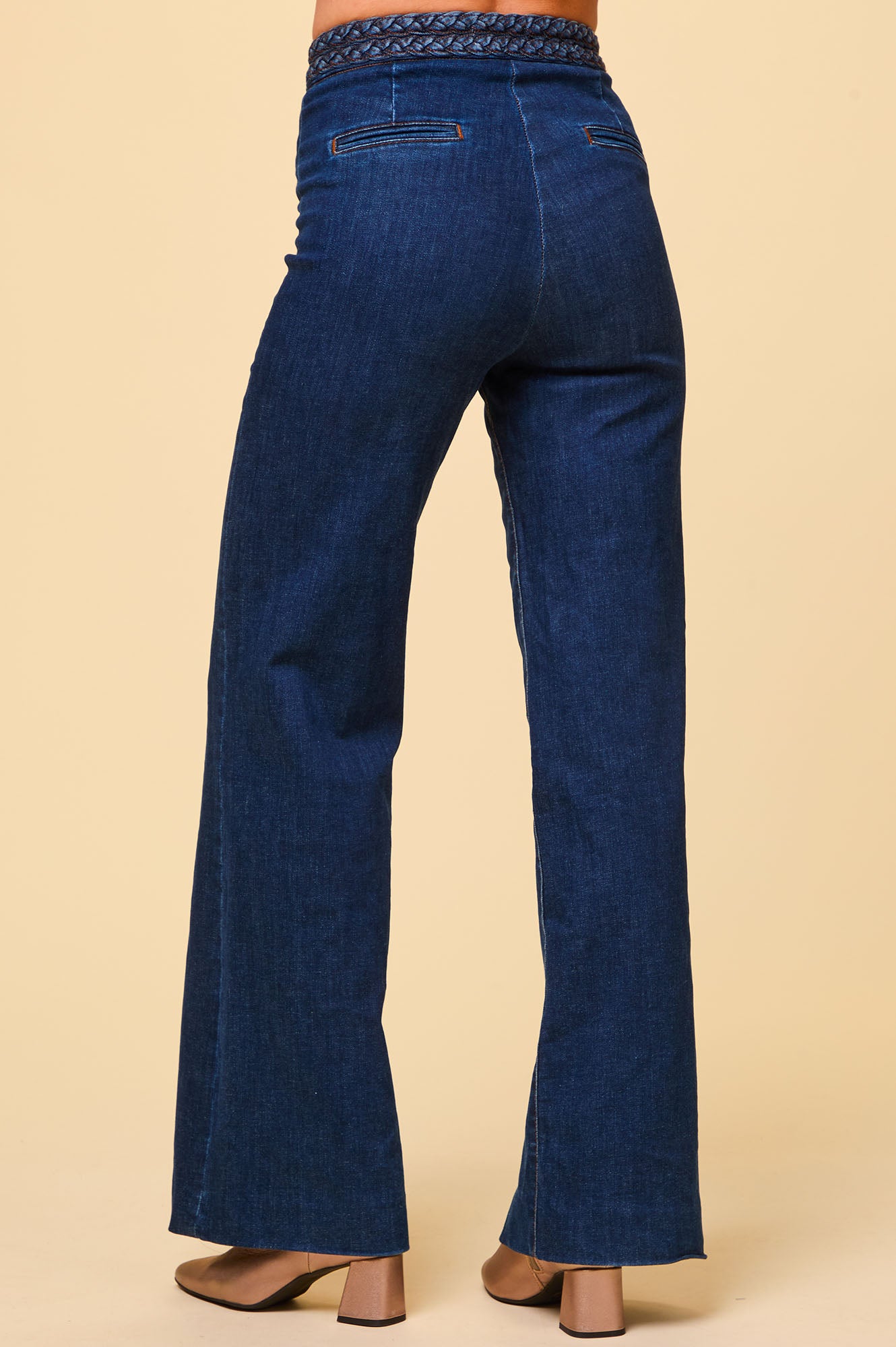 Ross Women's Dark Wash Denim Jeans - Classic Straight Leg Fit for Everyday Comfort | Perfect for Casual Wear, Office & Weekend Outings