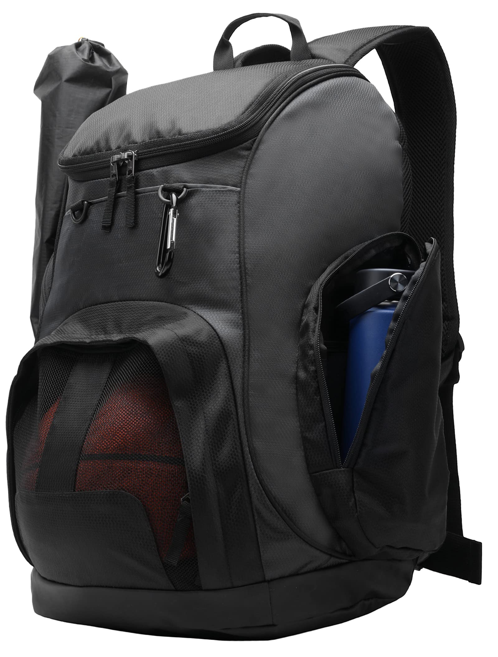 MIER Large 40L Basketball Backpack for Men & Women - Sports Gym Bag with Laptop Compartment for Soccer, Volleyball, Swimming, Travel - Perfect for Athletes, Students & Outdoor Enthusiasts