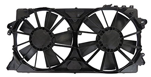 Dual Radiator and Condenser Fan Assembly Compatible with Lincoln Ford F-150, Expedition, Navigator (2010-2014) - Fits 3.5L, 3.7L, 4.6L, 5.0L, 5.4L, 6.2L Engines - Perfect for Cooling System Repair & Replacement