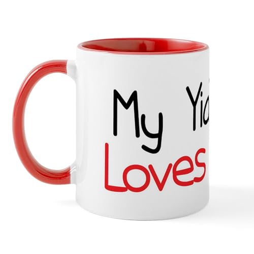 White/Red Inside - My Yiayia Loves Me Mug