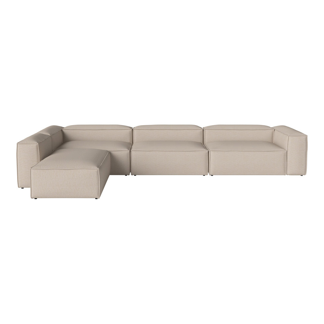 Cosima Corner Sofa with Open End - Modern L-Shaped Sectional Couch for Living Room, Lounge & Small Spaces