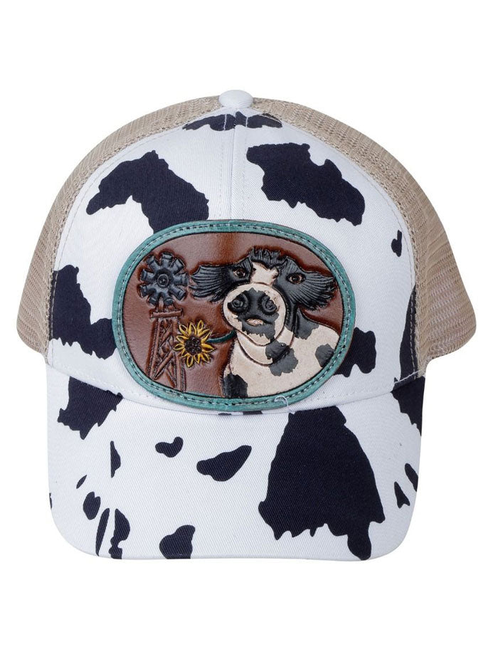 Myra Bag S 4850 Women's Mesh Back Cap - Breathable White Baseball Hat for Running, Hiking & Outdoor Activities