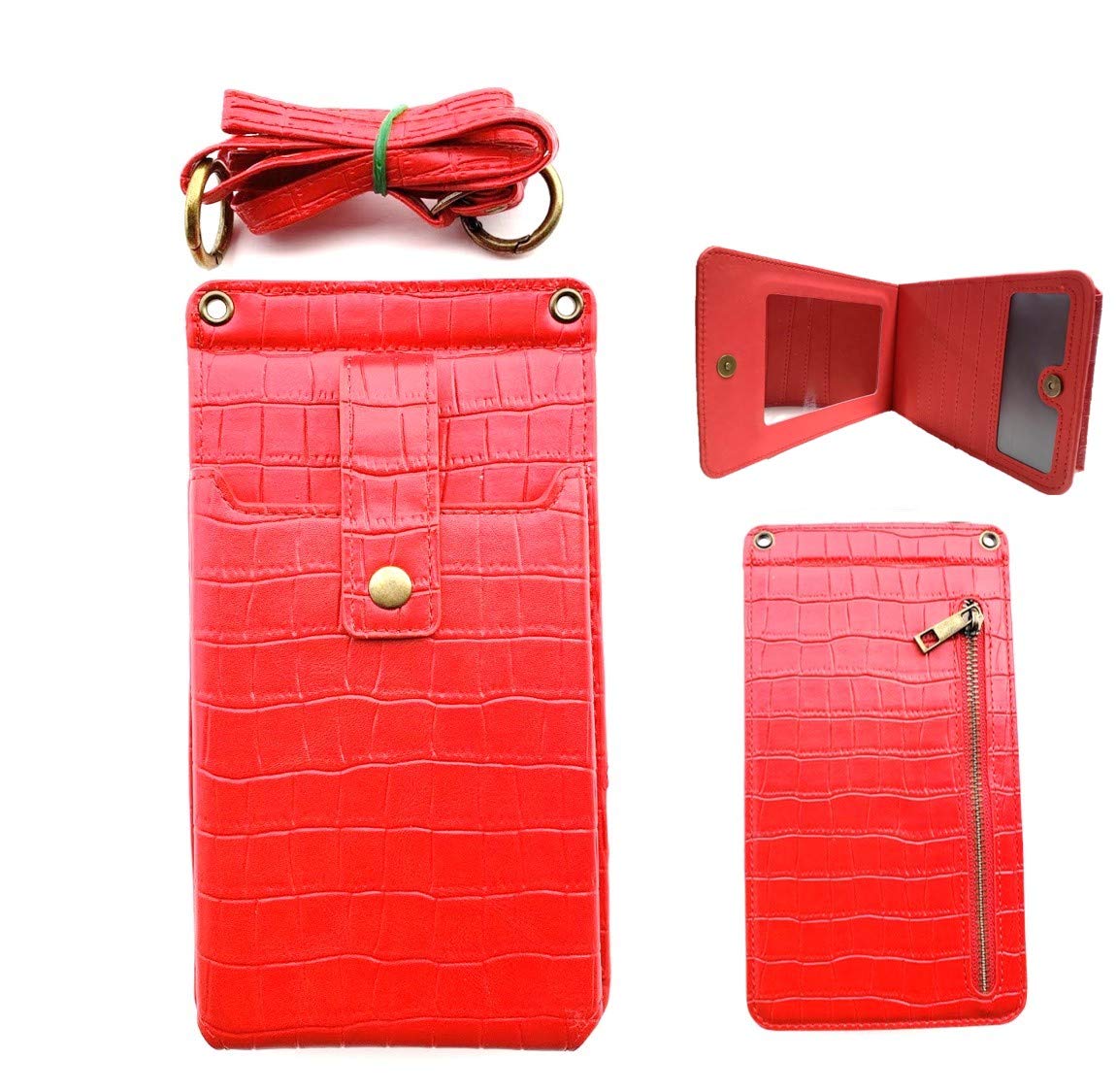 Stylish Crossbody Phone Bag for Women & Girls - Small Shoulder Purse with Card Holder & Wallet - Perfect for Travel, Shopping & Daily Use