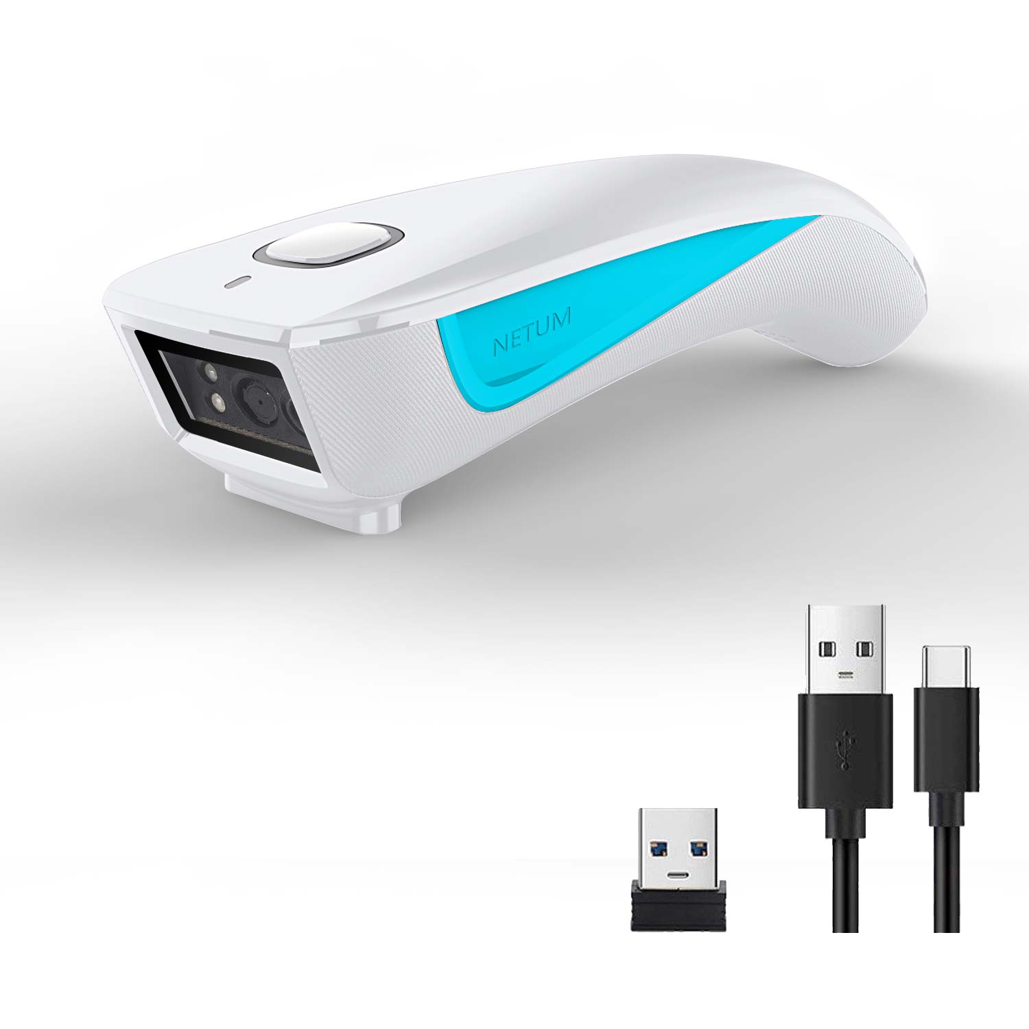 C850 2D Wireless Barcode Scanner - High-Speed Bluetooth Handheld Scanner for Retail, Warehouse & Inventory Management | Perfect for POS, Shipping & Stock Control