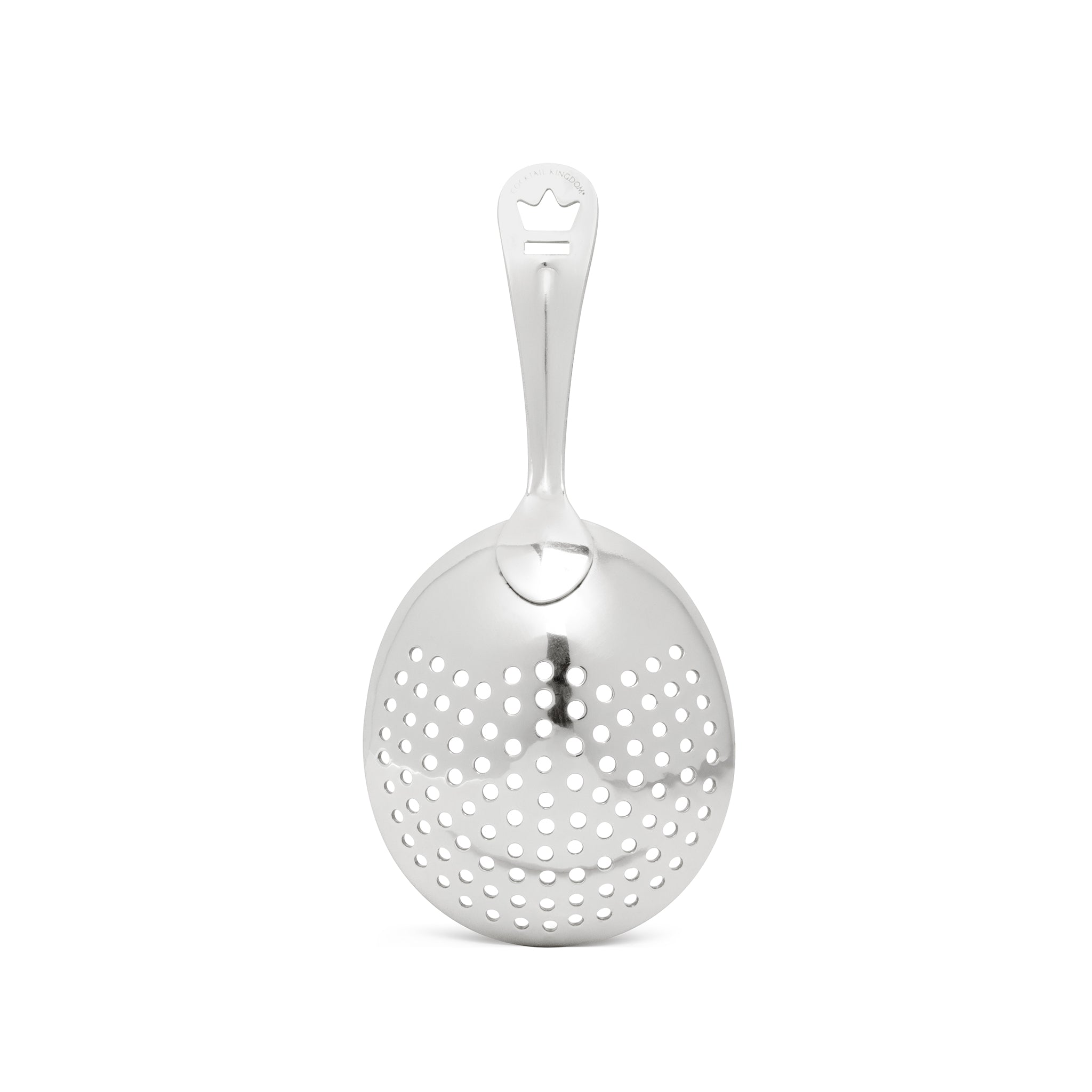 Premium Silver Plated Julep Strainer - High-Quality Cocktail & Beverage Filter for Mint Juleps, Iced Tea & Refreshing Summer Drinks