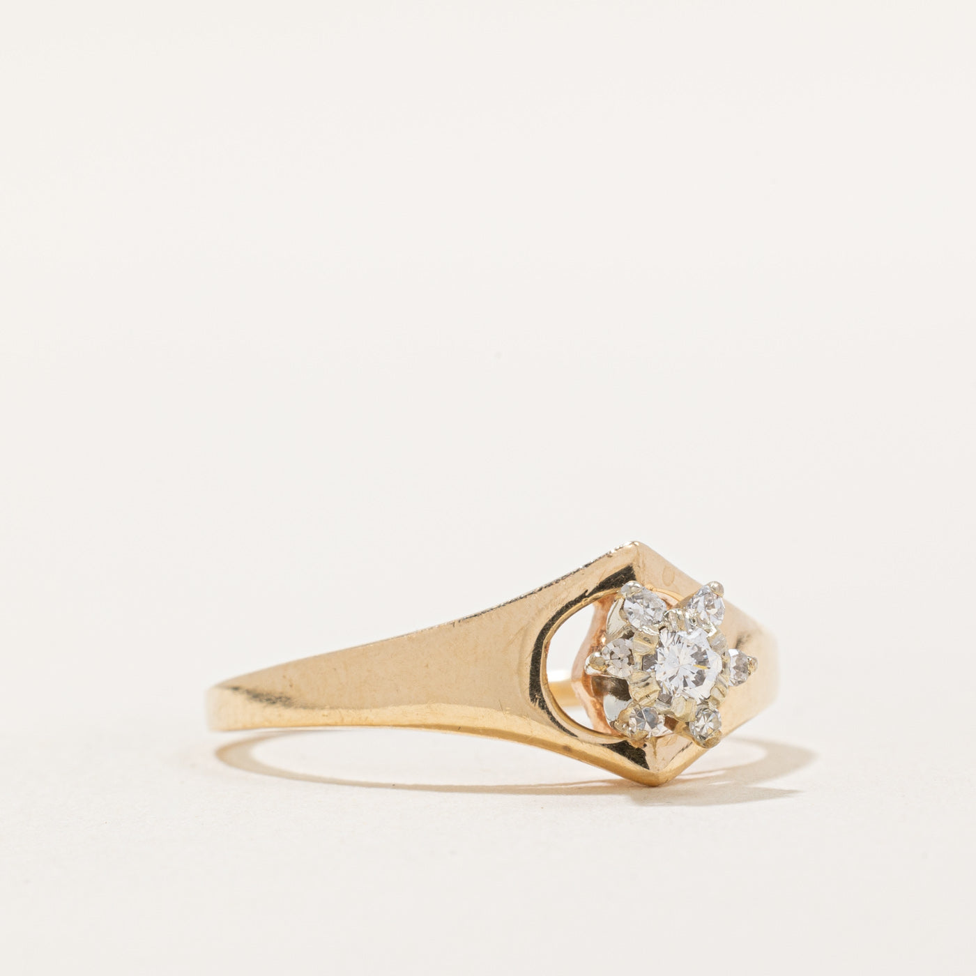 0.15ctw High Set Diamond Ring - Size 8.5 | Elegant Solitaire Engagement Ring for Women | Perfect for Proposals, Anniversaries & Special Occasions