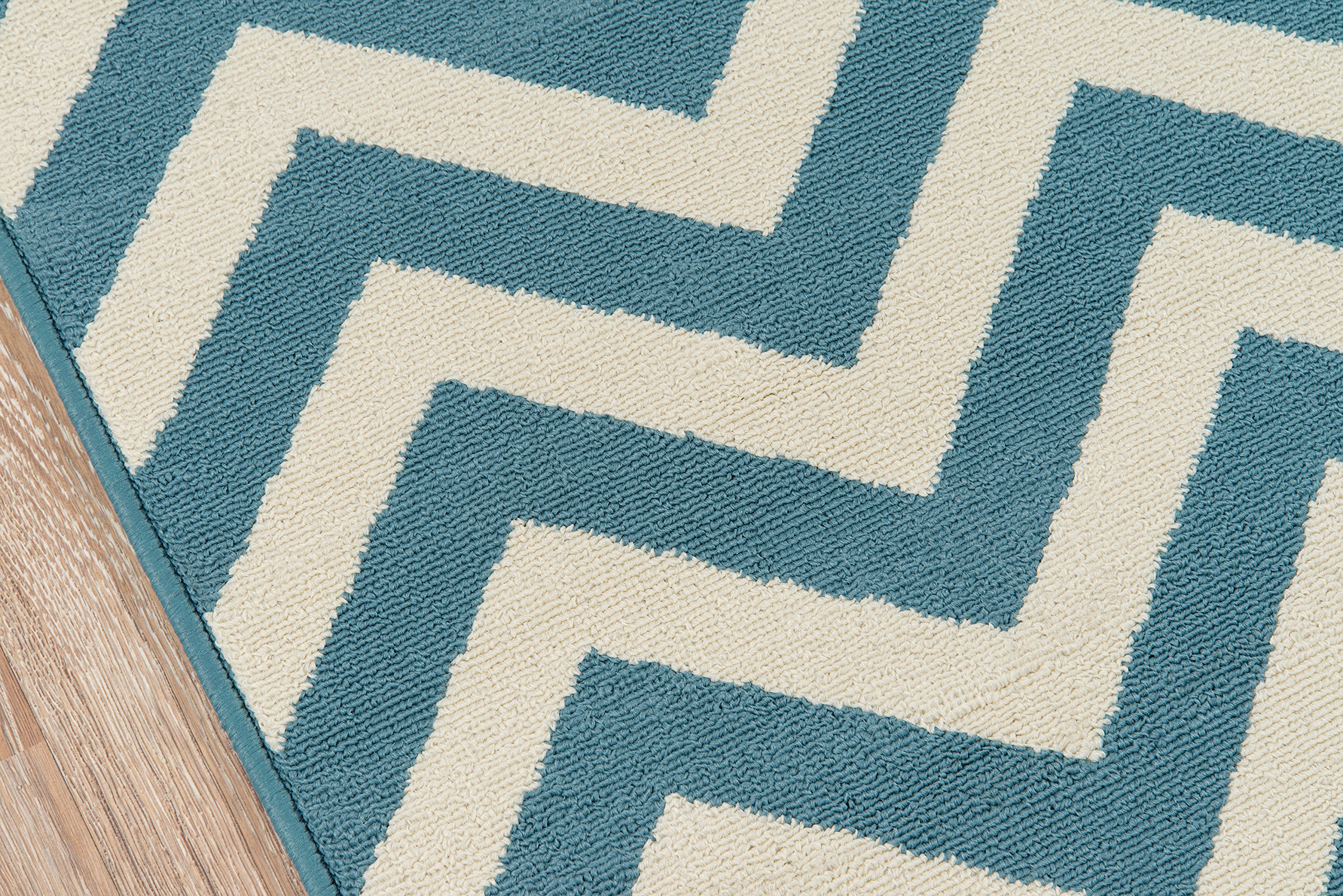 Momeni Baja Collection Contemporary Indoor Outdoor Area Rug - UV Protected, Fade Resistant, Easy to Clean - 1'8
