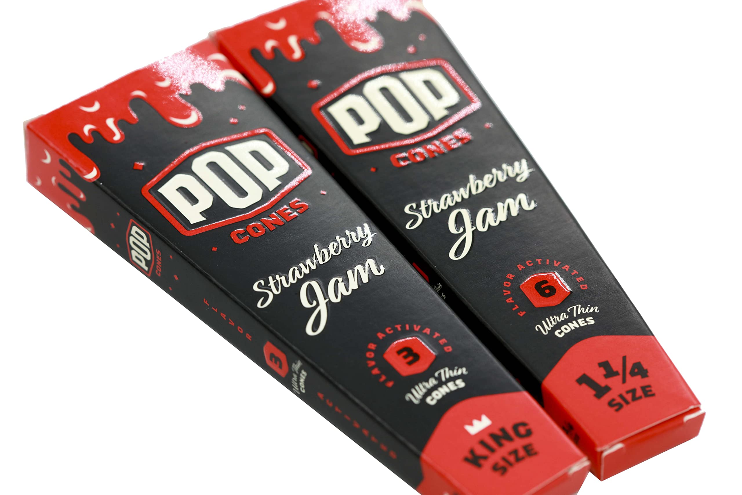 Flavor Burst Pop Cones - 8 Pack Mixed Colors (Red, Yellow, Blue, Orange) for Smoking Wraps & Rolling Papers | Perfect for Parties, Camping & Social Gatherings