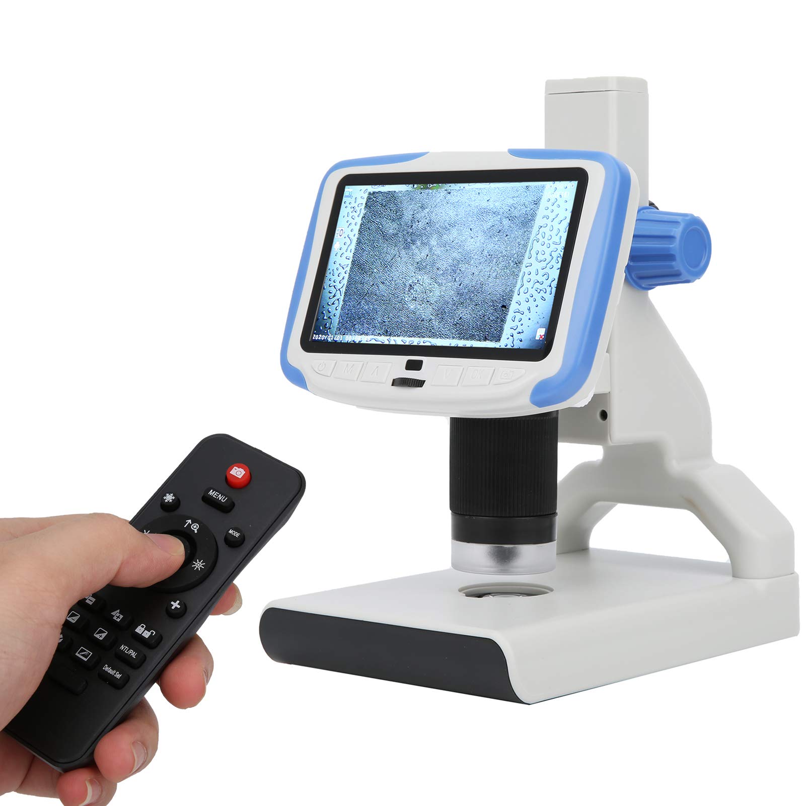 High-Quality Digital Microscope with Screen for Phone Repair - Adjustable Stand, Durable Plastic Design | Perfect for Electronics, Jewelry & Hobby Inspection