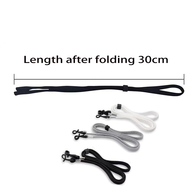 4PCS Adjustable Floating Eyeglass Straps - Anti-Slip Glasses Holder for Sports, Swimming, Running & Outdoor Activities