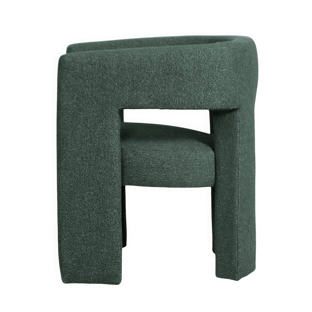 Urban Road Bella Armchair - Modern Accent Chair for Living Room, Bedroom & Office - Stylish Upholstered Armchair with Wooden Legs - Perfect for Reading, Relaxing & Home Decor