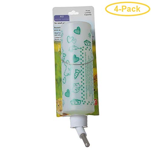 Best All-Weather Small Animal Water Bottle for Rabbits, Guinea Pigs & Hamsters - Leakproof Outdoor & Indoor Pet Water Dispenser