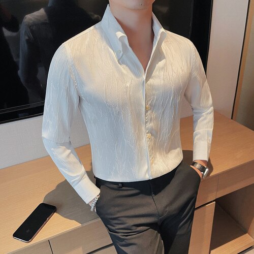 Premium LUXE Long Sleeve Shirt for Men & Women | Soft Comfortable Button Down Shirt | Perfect for Office, Casual Wear & Date Night Outfits