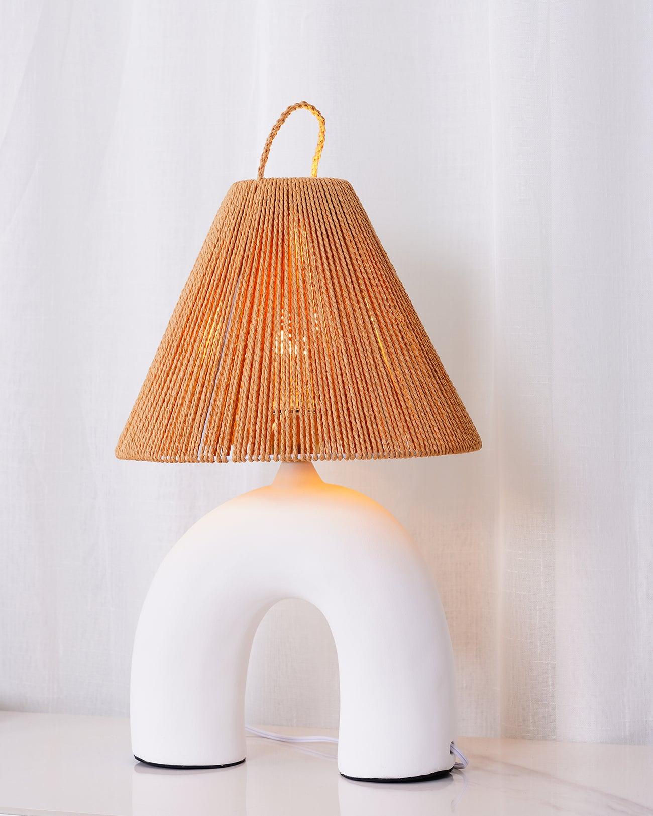 Modern Arched Table Lamp - Adjustable LED Desk Light for Bedroom, Living Room & Office - Stylish Home Decor & Reading Light
