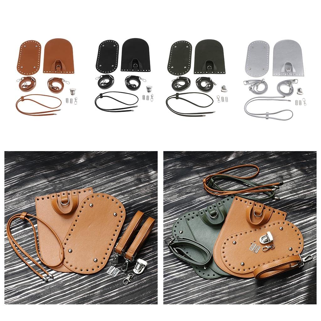 LOOM TREE® DIY Leather Knit Backpack Craft Kit - Brown Leather Craft Supplies for Beginners & Professionals | Perfect for School, Travel & Handmade Gift Making