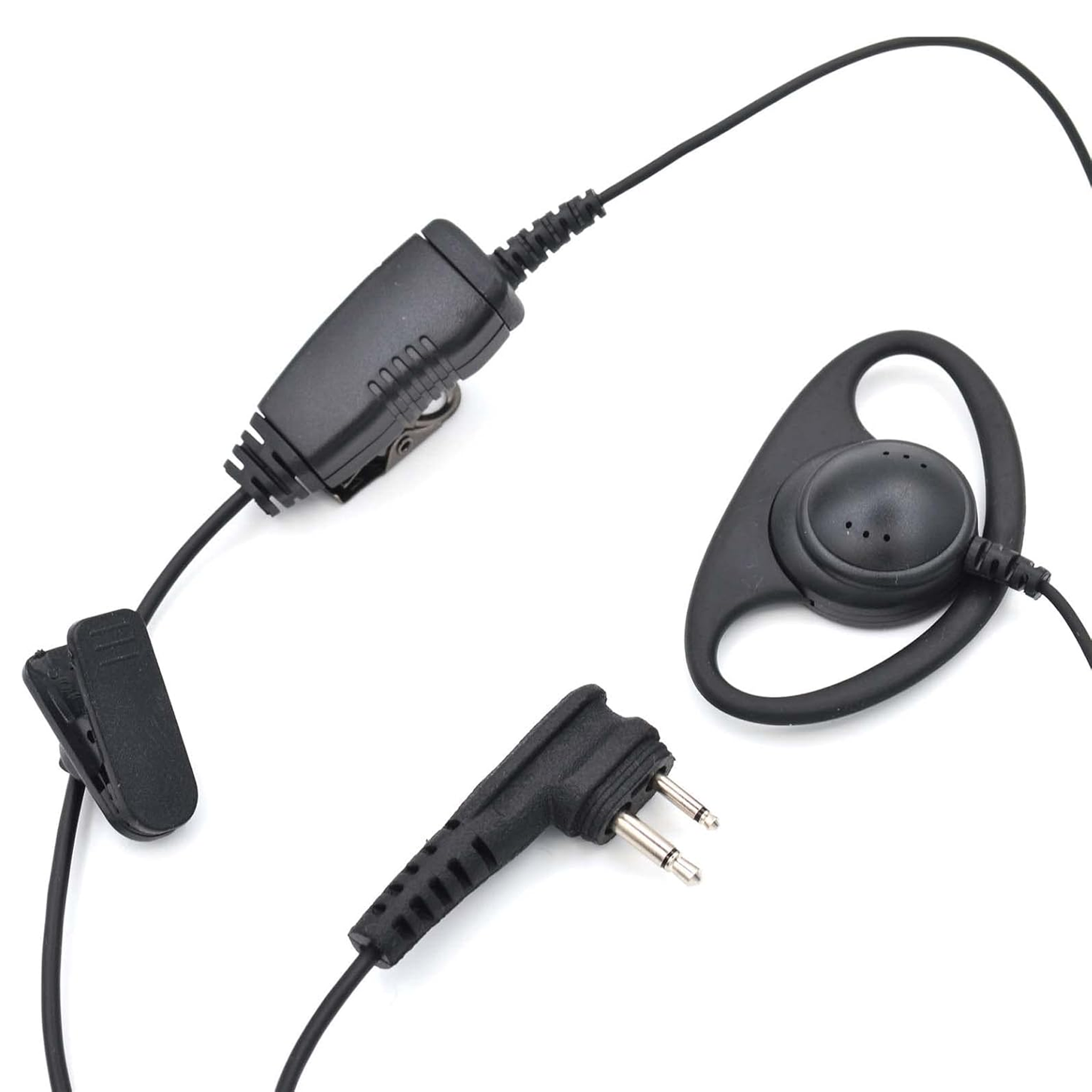 Motorola HKLN4599B D-Style Headset with In-Line Microphone & Push-to-Talk (PTT) - Perfect for Business Communication, Warehouse Operations & Hands-Free Calling