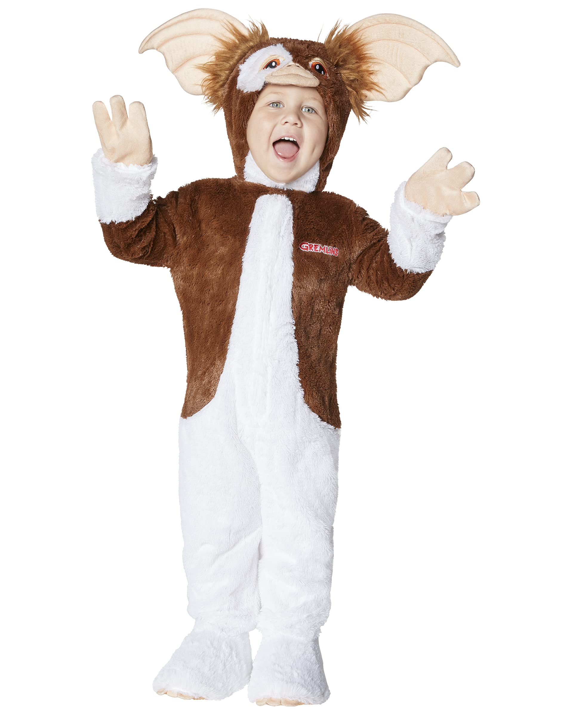 Gremlins Gizmo Toddler Costume - Officially Licensed Jumpsuit for Baby Cosplay & Halloween