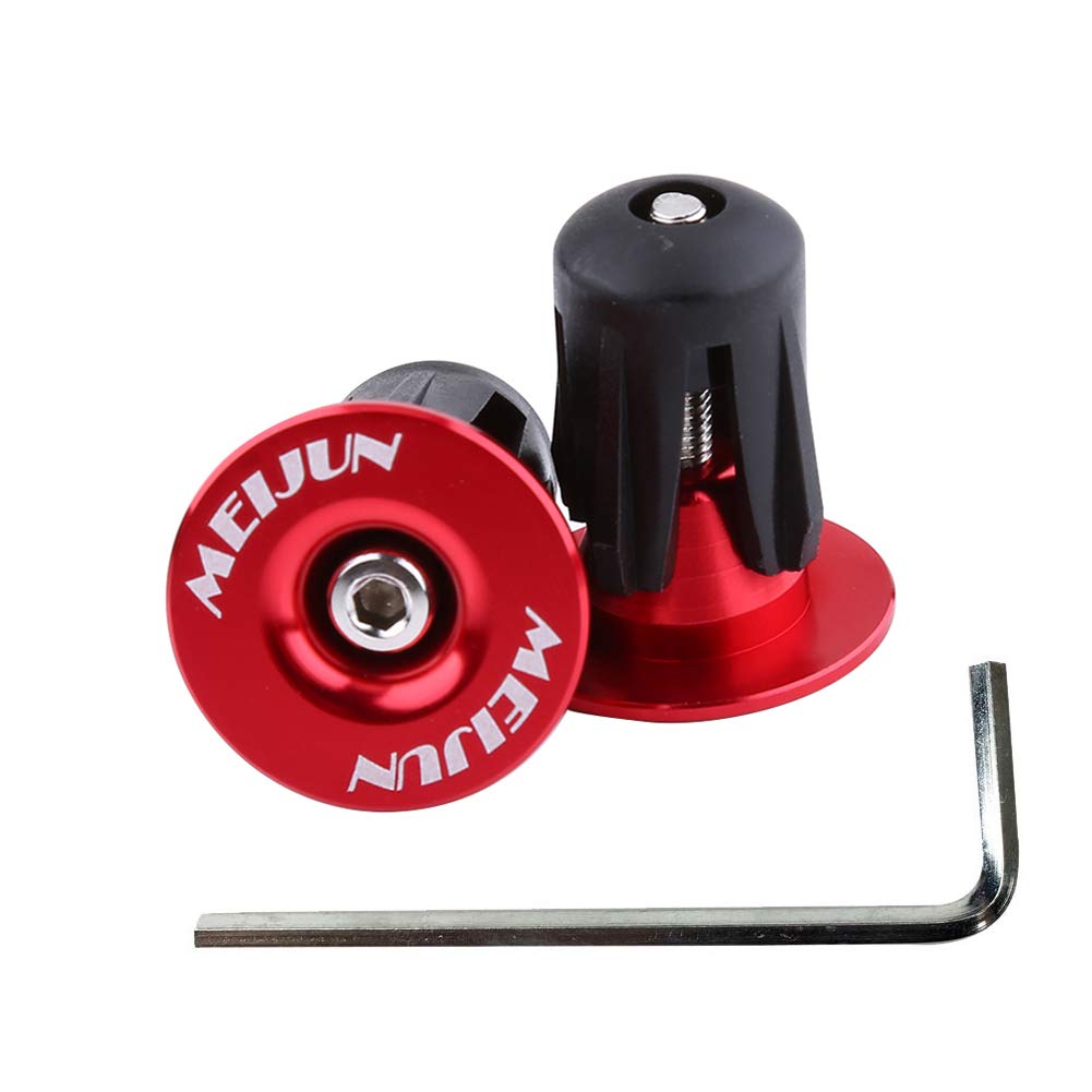 Aluminum Bike Bar End Plugs for Road, MTB & BMX - Cycling Safety