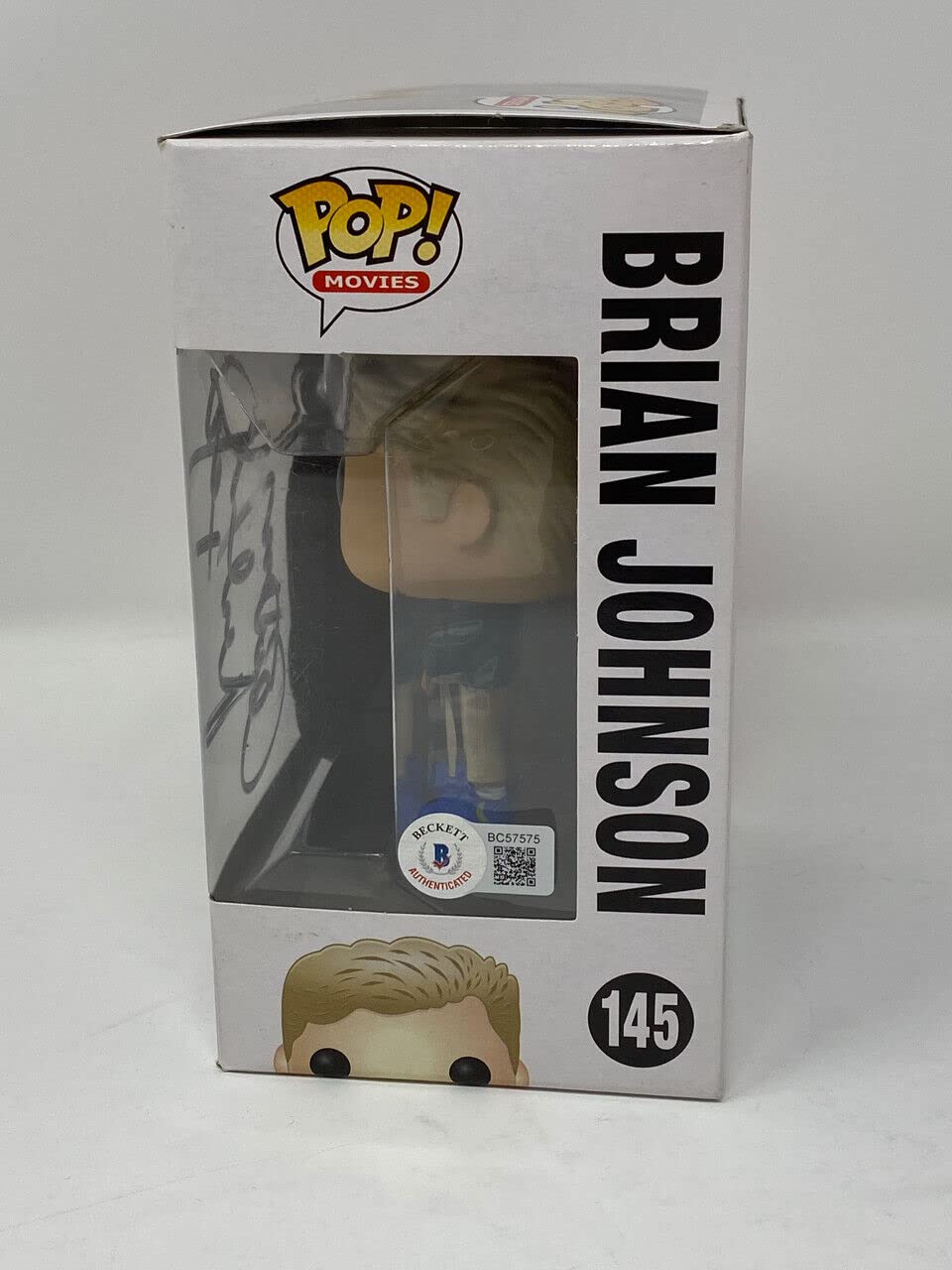 Anthony Michael Hall Autographed Brian Johnson The Breakfast Club Funko Pop Vinyl Figure with BAS COA - 80s Movie Collectible for Fans & Display