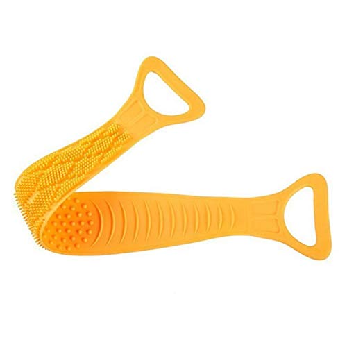 **Zxb-Shop Silicone Exfoliating Bath Scrubber - Long Back Wash Strap, Full Body Massage & Skin Exfoliation, Soft Bath Towel for Shower & Spa (Color: Blue) – Perfect for Deep Cleansing, Relaxation & Dead Skin Removal**