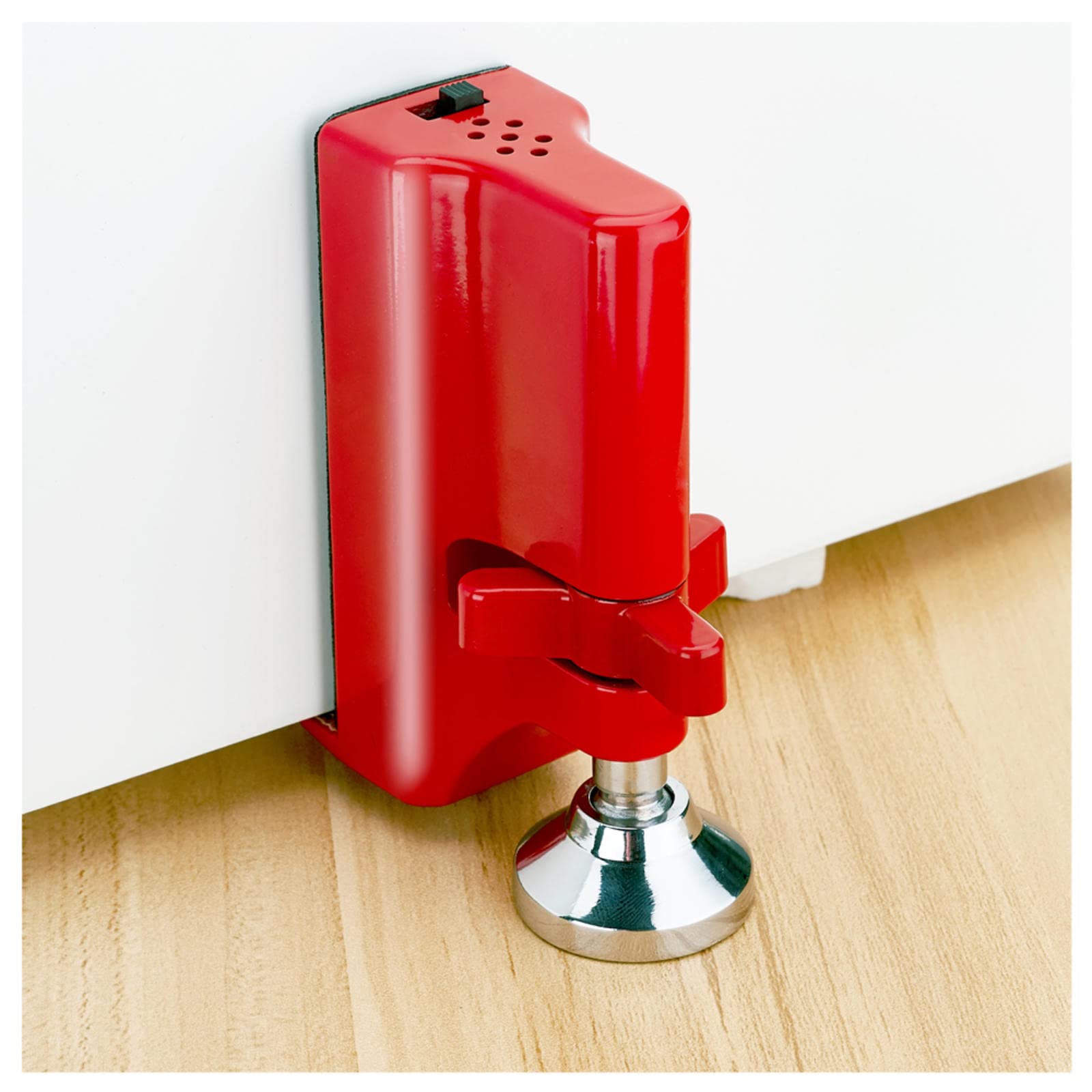 Portable Door Stop Alarm with Siren - Heavy Duty Door Lock & Jammer for Home Security, Travel Safety, Hotel Room Protection