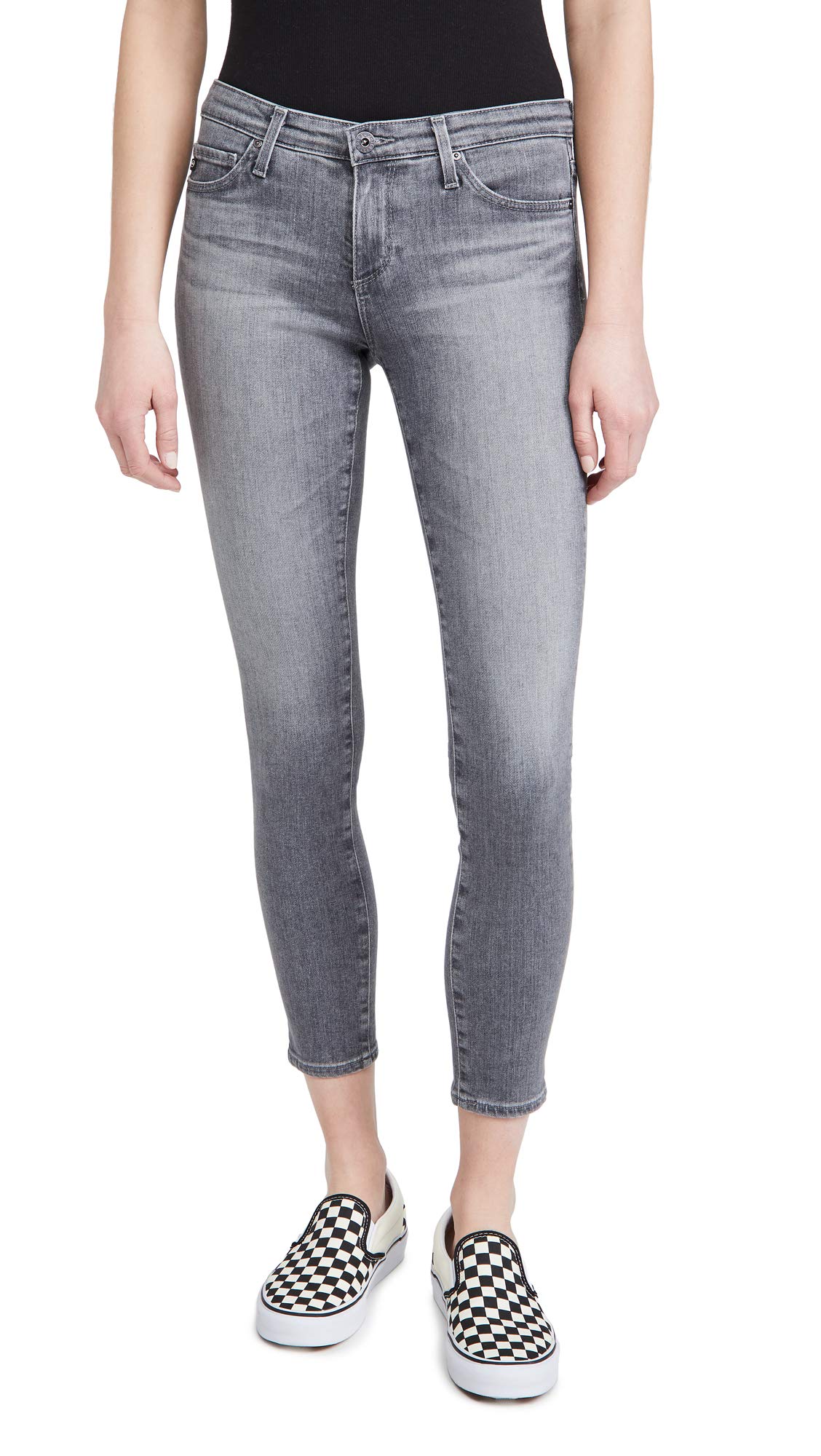 AG Adriano Goldschmied Women's High-Rise Ankle Jeans - Stretchy Skinny Leggings for Everyday Comfort | Perfect for Work, Yoga & Casual Outfits