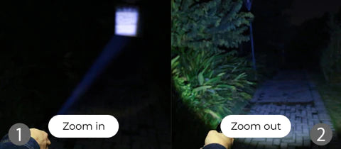 Super Bright LED Tactical Flashlight with Rechargeable Battery - Perfect for Camping, Hiking, Emergency & Outdoor Adventures