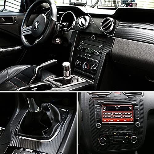 5D Carbon Fiber Vinyl Wrap - 30x100/200cm Car Stickers for Auto & Motorcycle Styling - DIY Vehicle Decals