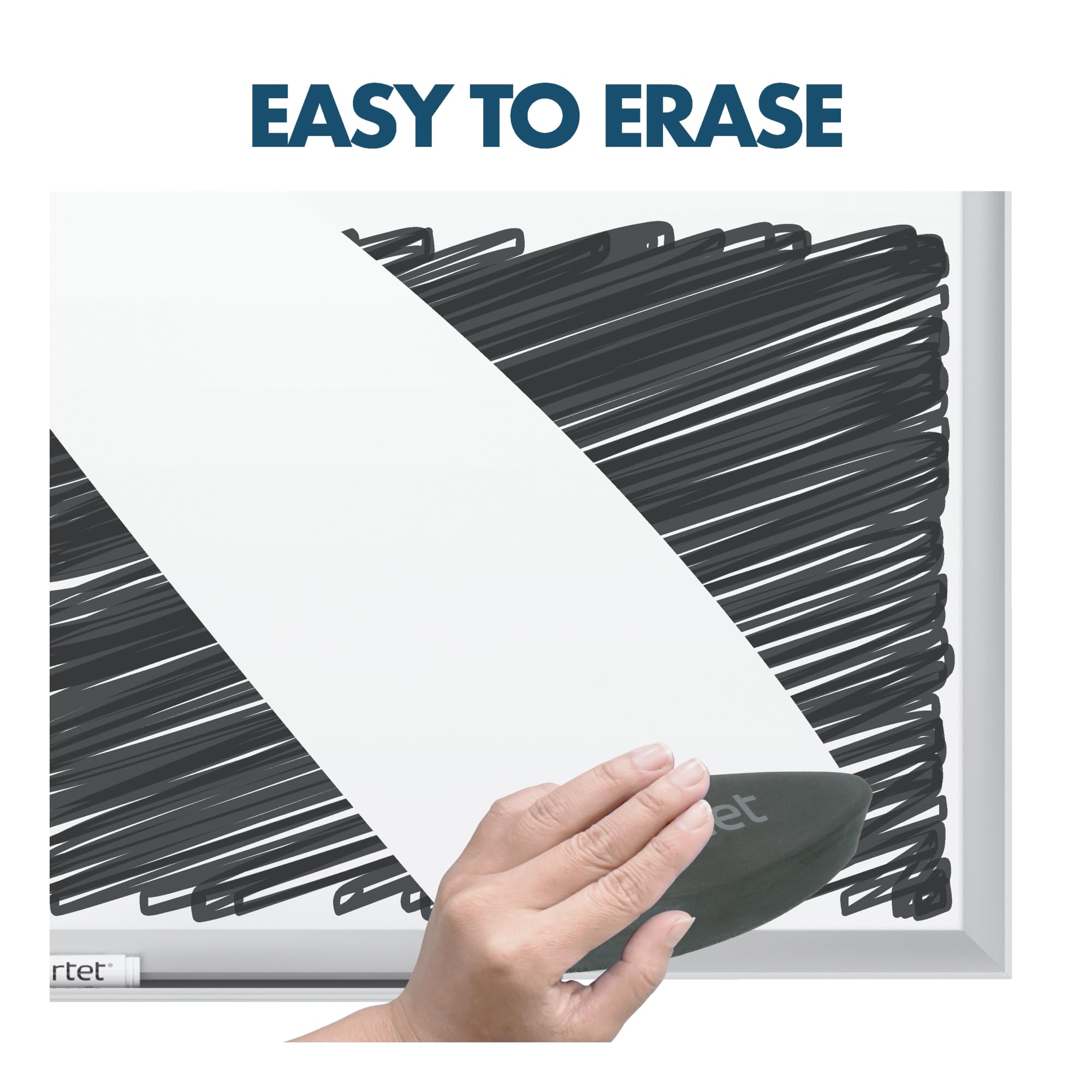 Quartet Magnetic Porcelain Whiteboard 2' x 3' - Premium Dry Erase Board with Silver Aluminum Frame for Office, Classroom & Home Use - Durable Duramax Surface (Model 2543)