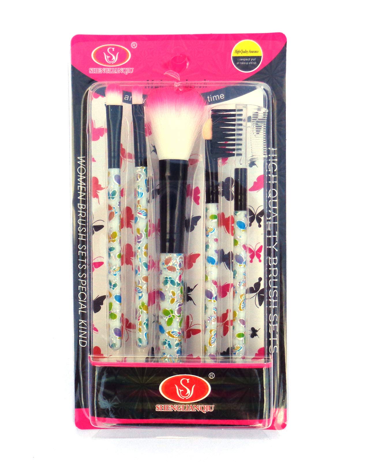 Professional Makeup Brush Set for Highlighter Powder & Face Cleansing - 5 Piece Kit for Flawless Makeup Application & Skincare Routine | Perfect for Daily Use, Travel & Professional Makeup Artists