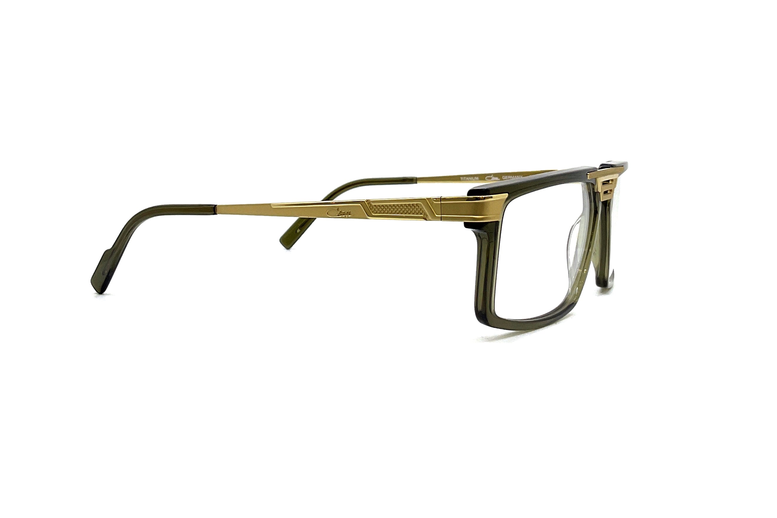 Cazal 6031 Sunglasses - Dark Green & Gold Frame - Retro Style for Men & Women - Perfect for Outdoor Activities & Fashion Statements