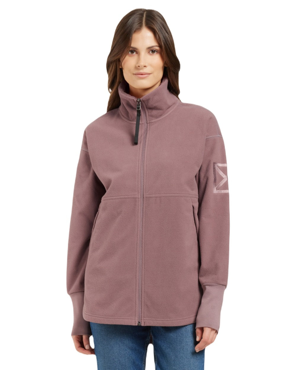 Didriksons Women's Ronja Full Zip Sweater - Waterproof & Windproof Fleece Jacket for Hiking, Camping & Outdoor Activities