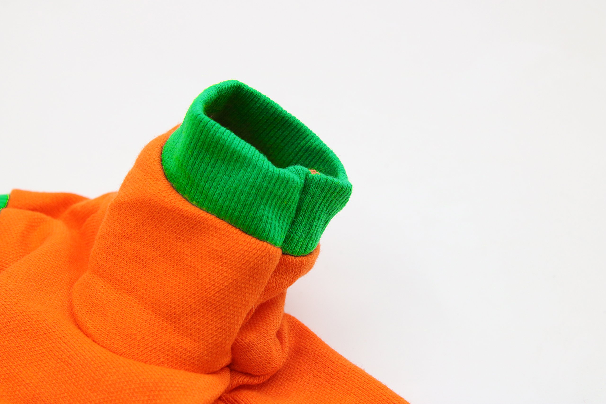 DroolingDog Halloween Dog Costume - Pumpkin Head T-Shirt for Small & Large Dogs | Green Pet Apparel for Halloween Parties & Pet Photo Shoots