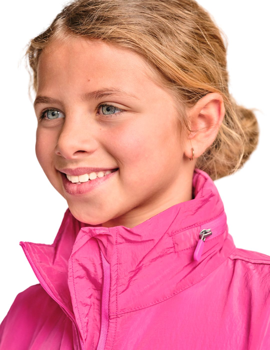Capri Youth Girls' Pullover Anorak Rain Jacket - Waterproof Windbreaker Hoodie for Outdoor Activities & School