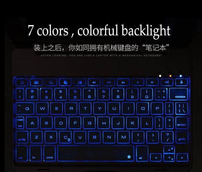 Apple iPad Air 4 (10.9-inch, 2020 Model) Wireless Bluetooth Keyboard Case with Touchpad, Backlit Keys & Stylus Holder - Perfect for Work, Study & Creative Projects