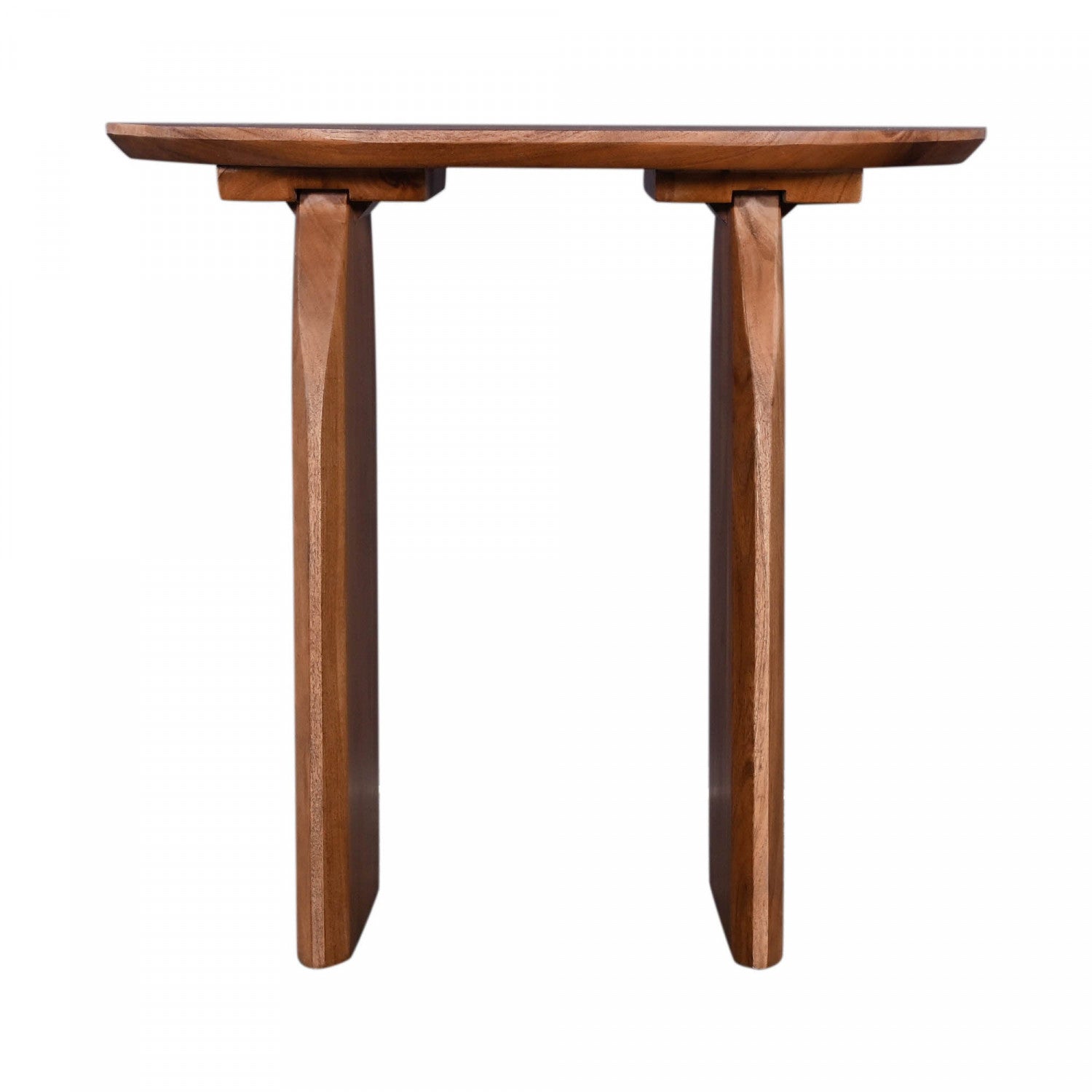 Brikka Modern Side Table - Brown Wooden End Table for Living Room, Bedroom, or Office - Perfect for Coffee, Books, and Decor