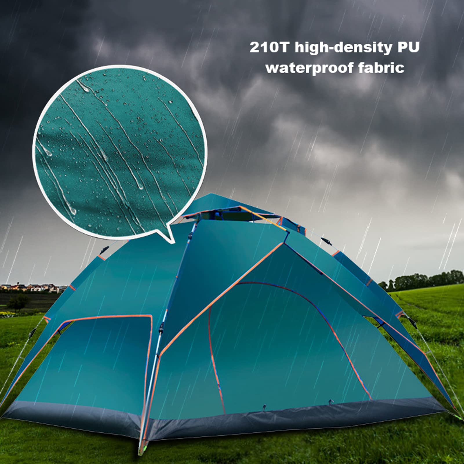Lightweight Camping Tent for Hiking & Backpacking - Portable Foldable Waterproof Outdoor Shelter - Perfect for Camping, Backpacking & Beach Trips