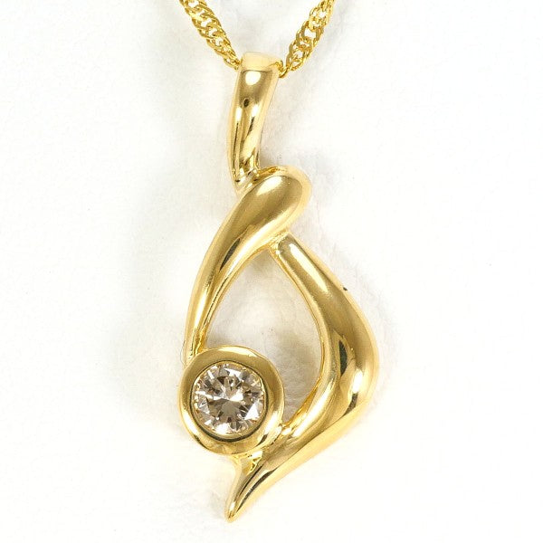 18K Yellow Gold Brown Diamond Necklace for Women - Elegant Jewelry Gift for Anniversary, Birthday & Special Occasions
