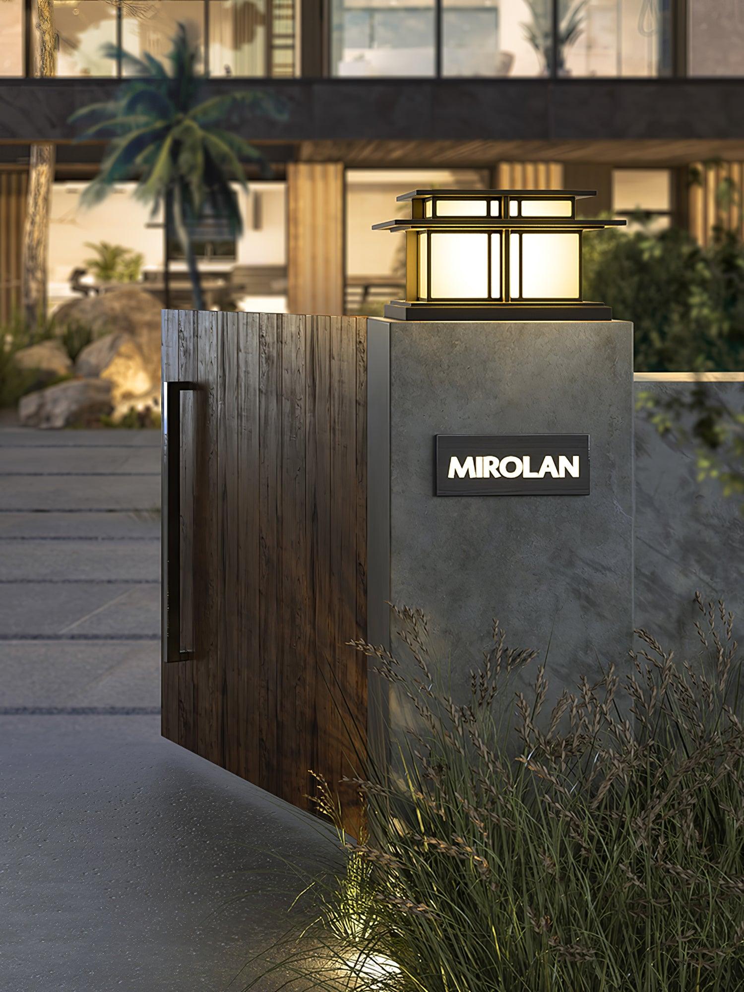 Boilyn Modern Outdoor Pillar Light - Waterproof LED Post Light for Garden, Patio, and Driveway - Energy Efficient Exterior Lighting for Home and Landscape Decor