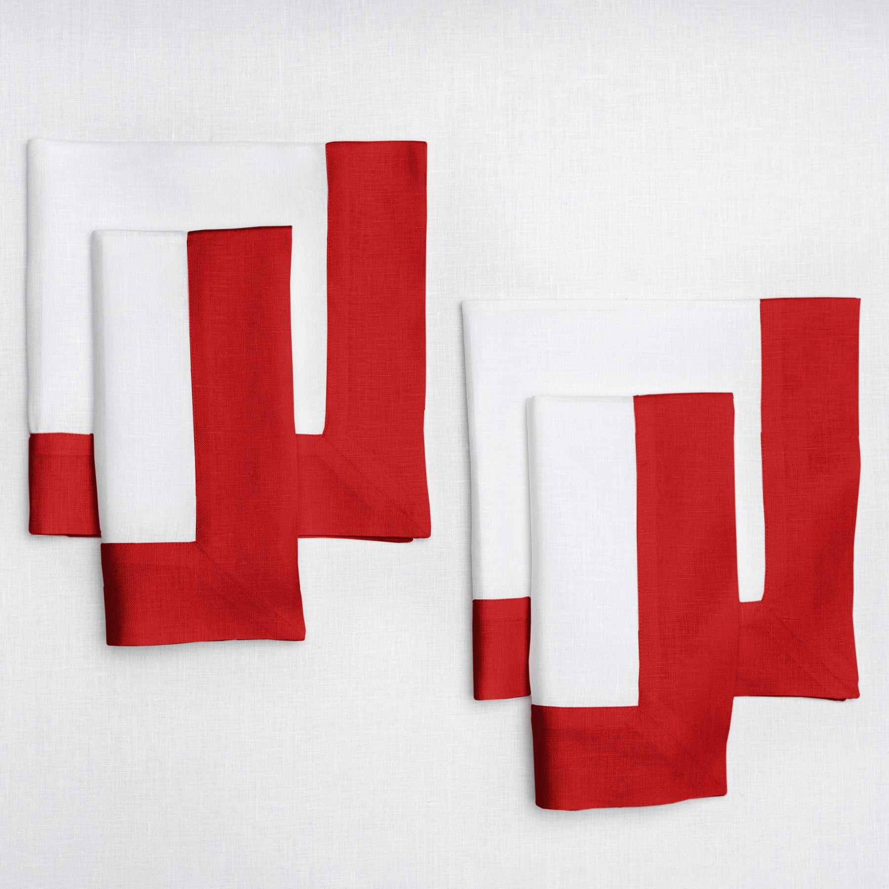 Elegant Contempo Napkins - Set of 4 Premium Cotton Dinner Napkins for Formal Dining, Parties & Special Occasions