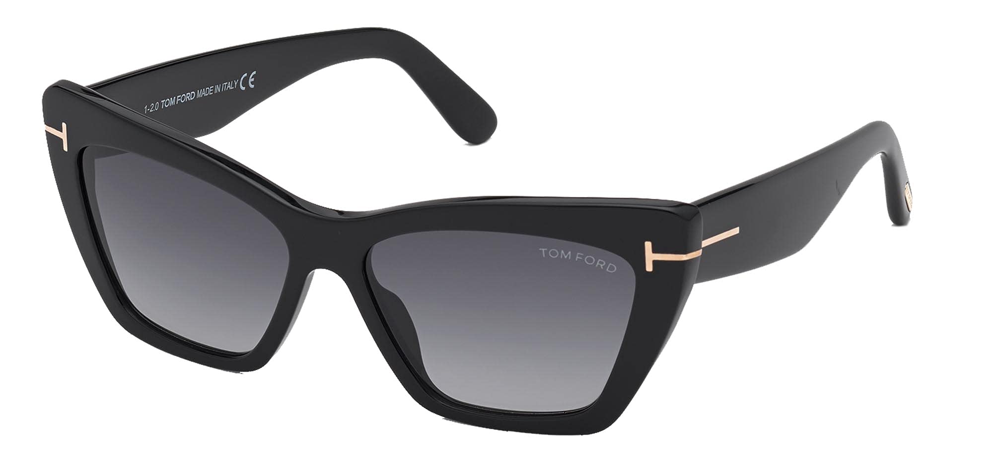Tom Ford WYATT Sunglasses FT0871S 01B - Premium UV Protection Lenses for Men & Women - Perfect for Beach, Driving & Outdoor Activities