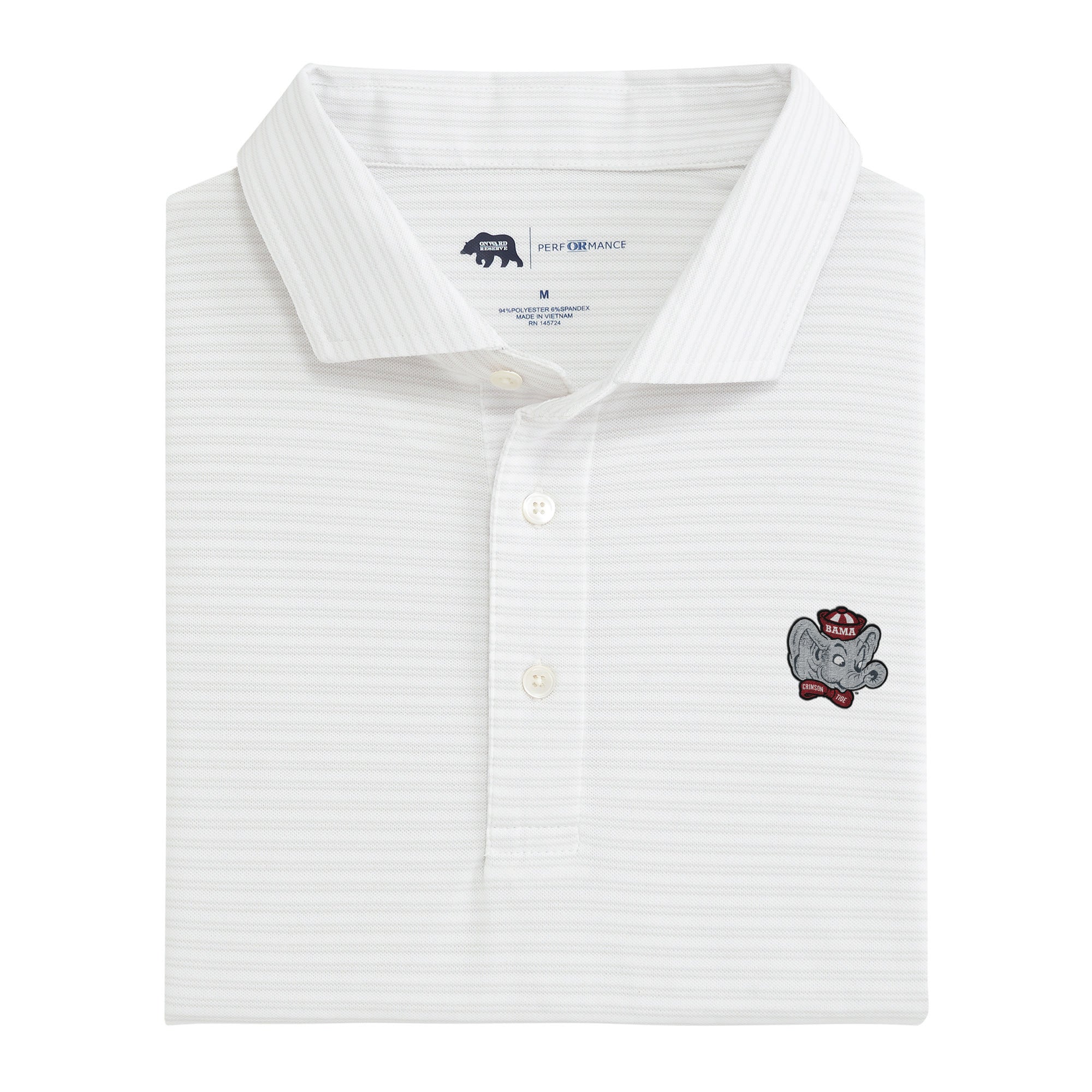 Big Al Pairing Stripe Performance Pique Polo Shirt for Men - Breathable Mirage Grey - Perfect for Golf, Tennis & Casual Wear