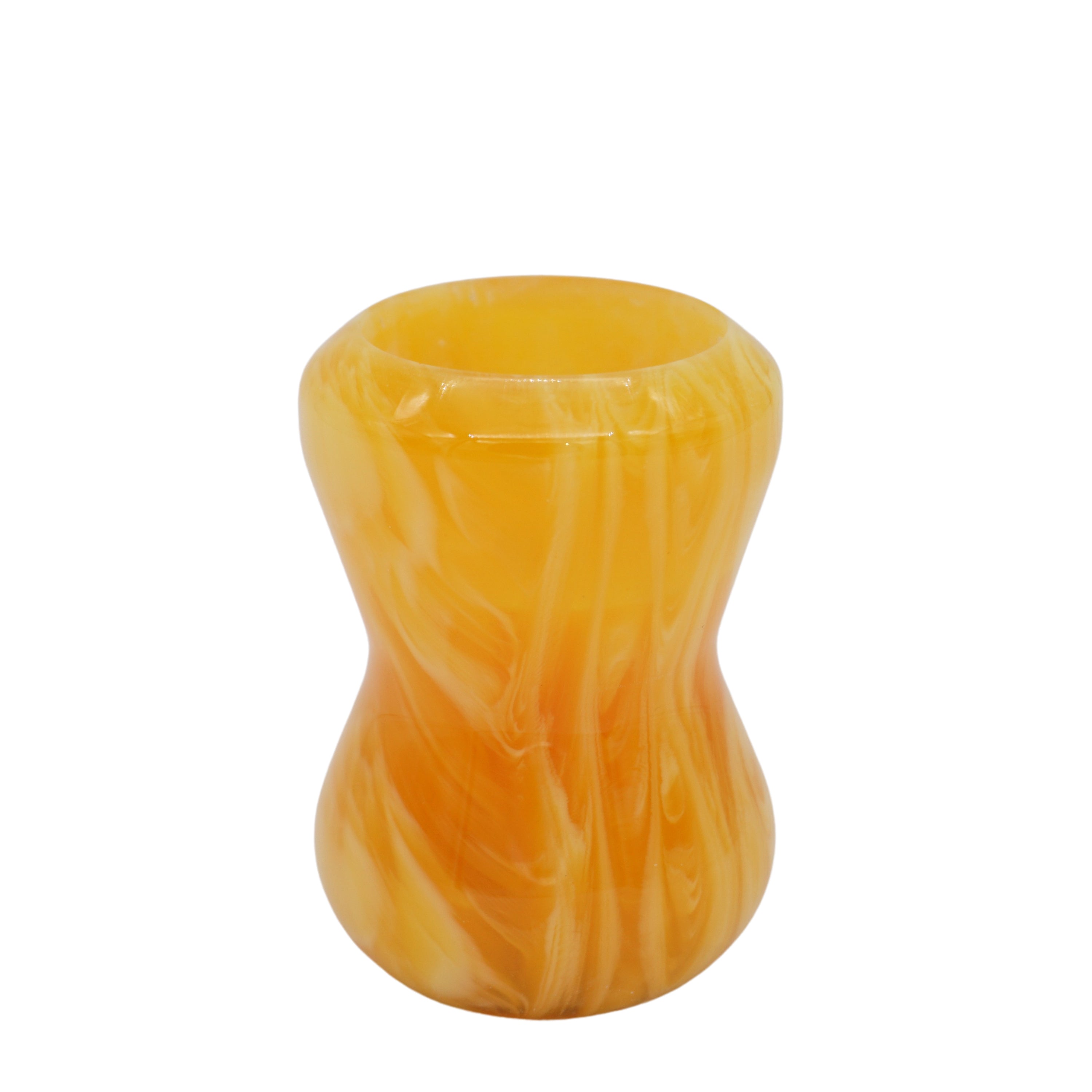 Premium Amber Handcrafted Shaving Brush Handle for Wet Shaving - Fits 24mm & 26mm Knots - Perfect for Traditional Barber Shaving & Luxury Grooming Gifts