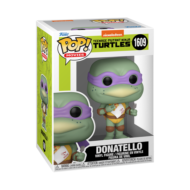 Donatello Funko Pop! Vinyl Figure - Teenage Mutant Ninja Turtles (TMNT) Collectible #1609 with Protective Case - Perfect for TMNT Fans, Action Figure Collectors & Home Decor