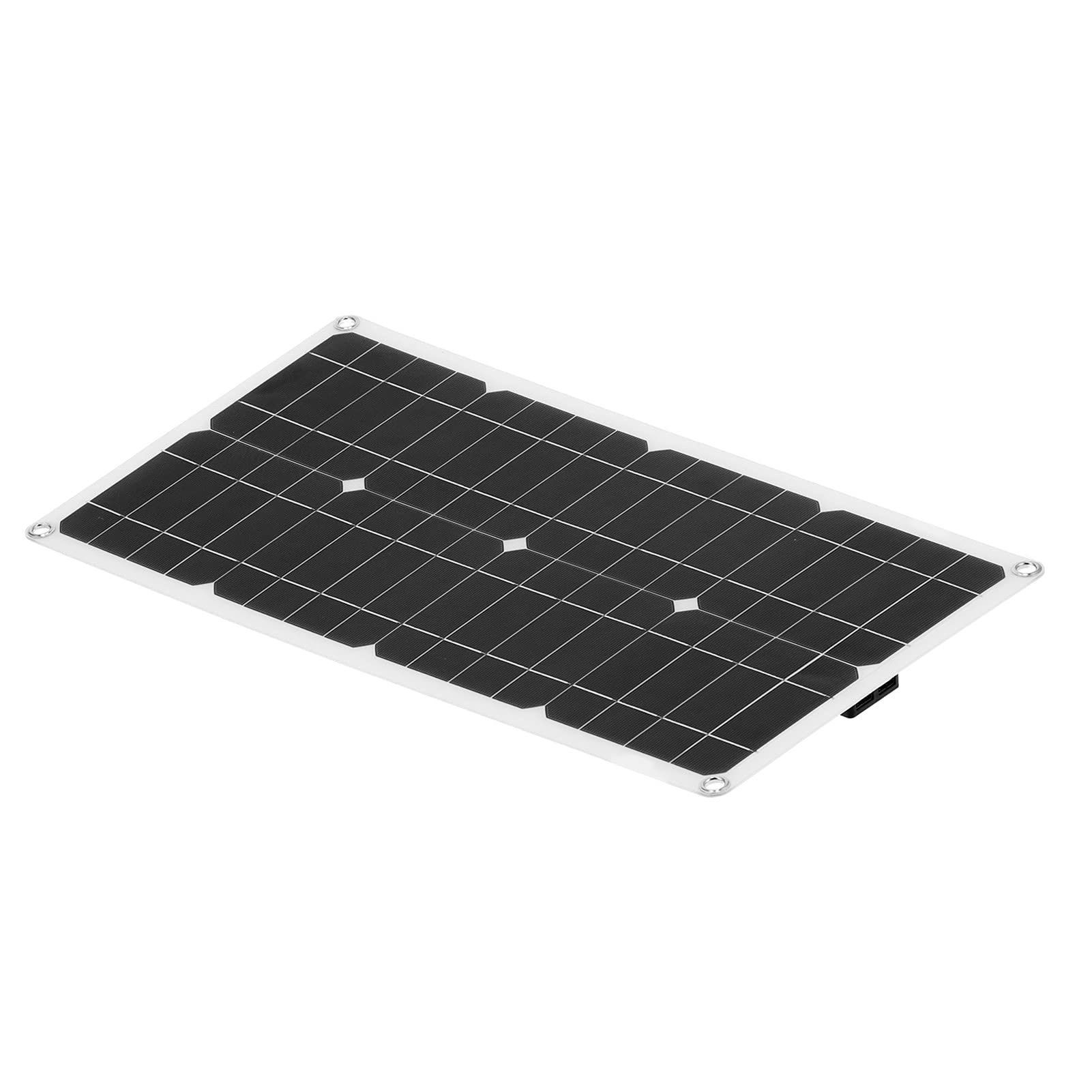 Haofy 40W Flexible Solar Panel Charger with Dual USB Output - Polycrystalline Silicon Solar Panel for Laptop, Car Batteries, RV, Camping & Outdoor Power Supply