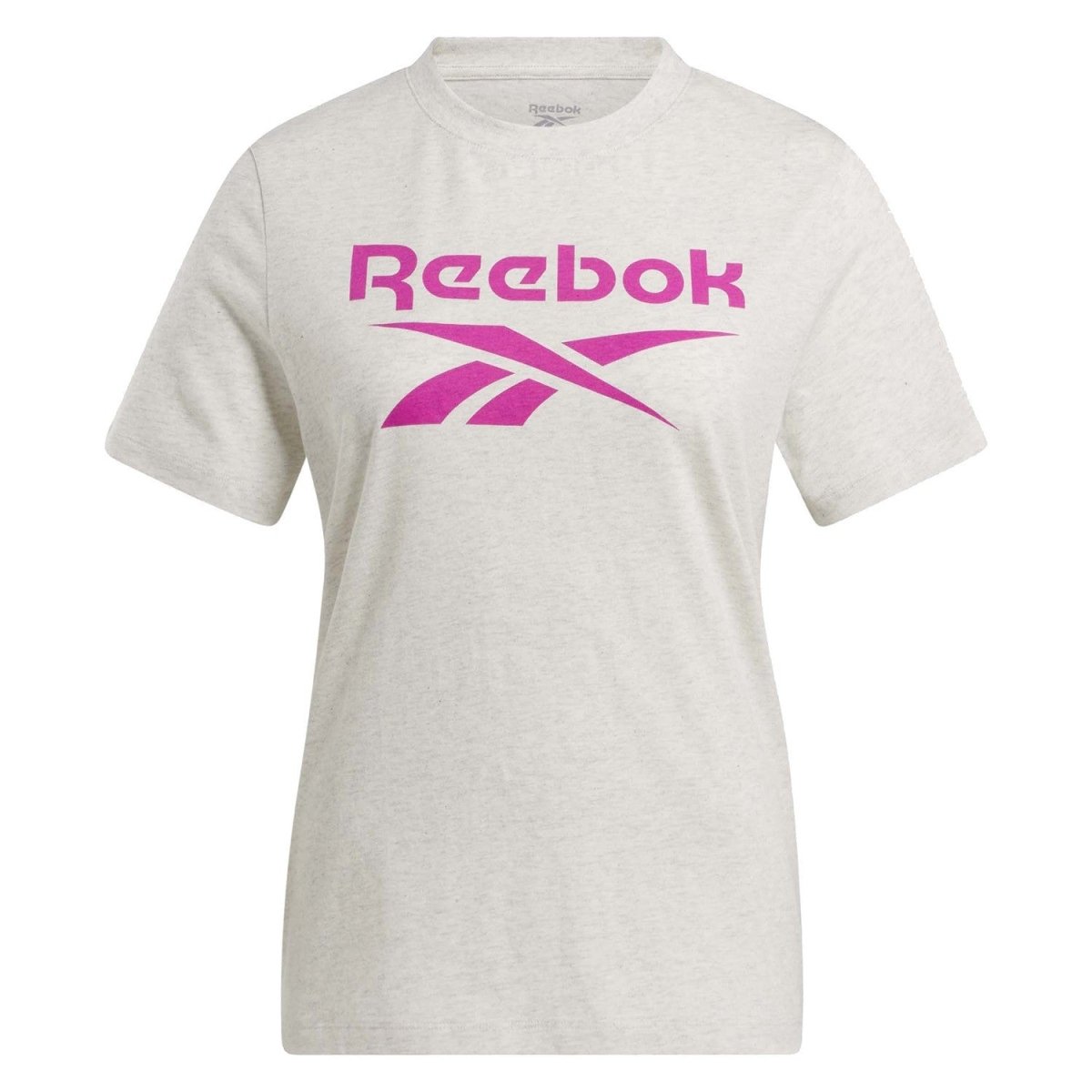 Reebok Women's Logo Pink T-Shirt - Soft Cotton Casual Tee for Workout, Gym & Everyday Wear | Trendy Athletic Apparel for Women