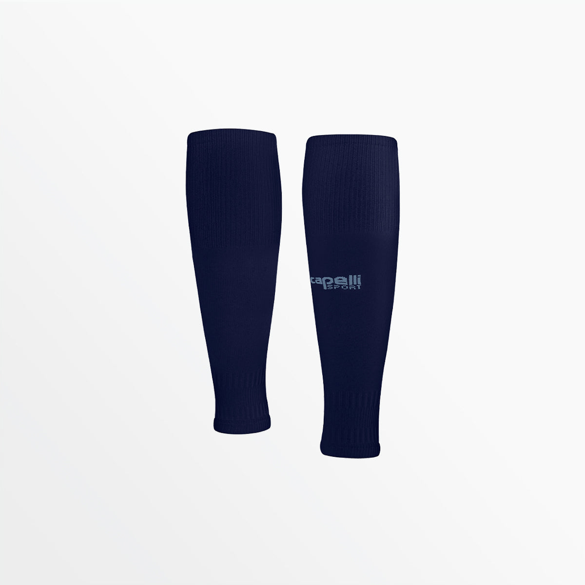 Compression Leg Sleeve for Running & Sports - Navy & Light Blue Gradient - Knee Support for Athletes, Workout Recovery & Varicose Vein Relief - Perfect for Gym, Basketball & Marathon Training