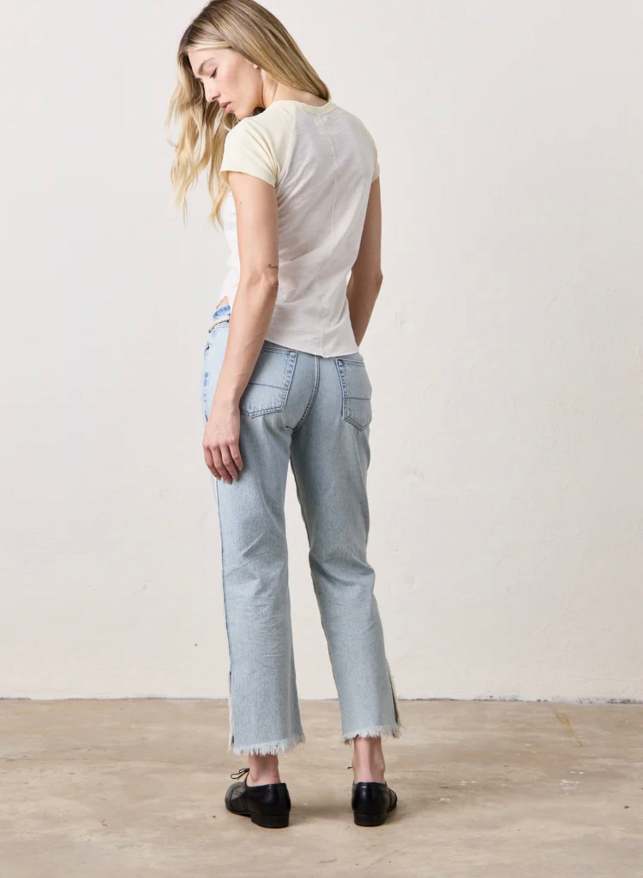Penny Relaxed Tie Waist Jeans for Women - High Waist Stretch Denim Pants with Adjustable Belt | Perfect for Casual Wear, Office & Weekend Outings